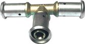 Henco Persfitting met 3 aansluitingen