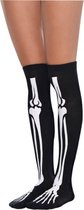 2 Overknee Socks Bones