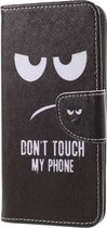 Samsung Galaxy S9 Plus Book Case Hoesje - Don't Touch