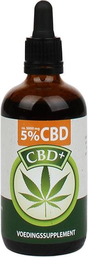 CBD olie 5% (Jacob Hooy) - 100 ml