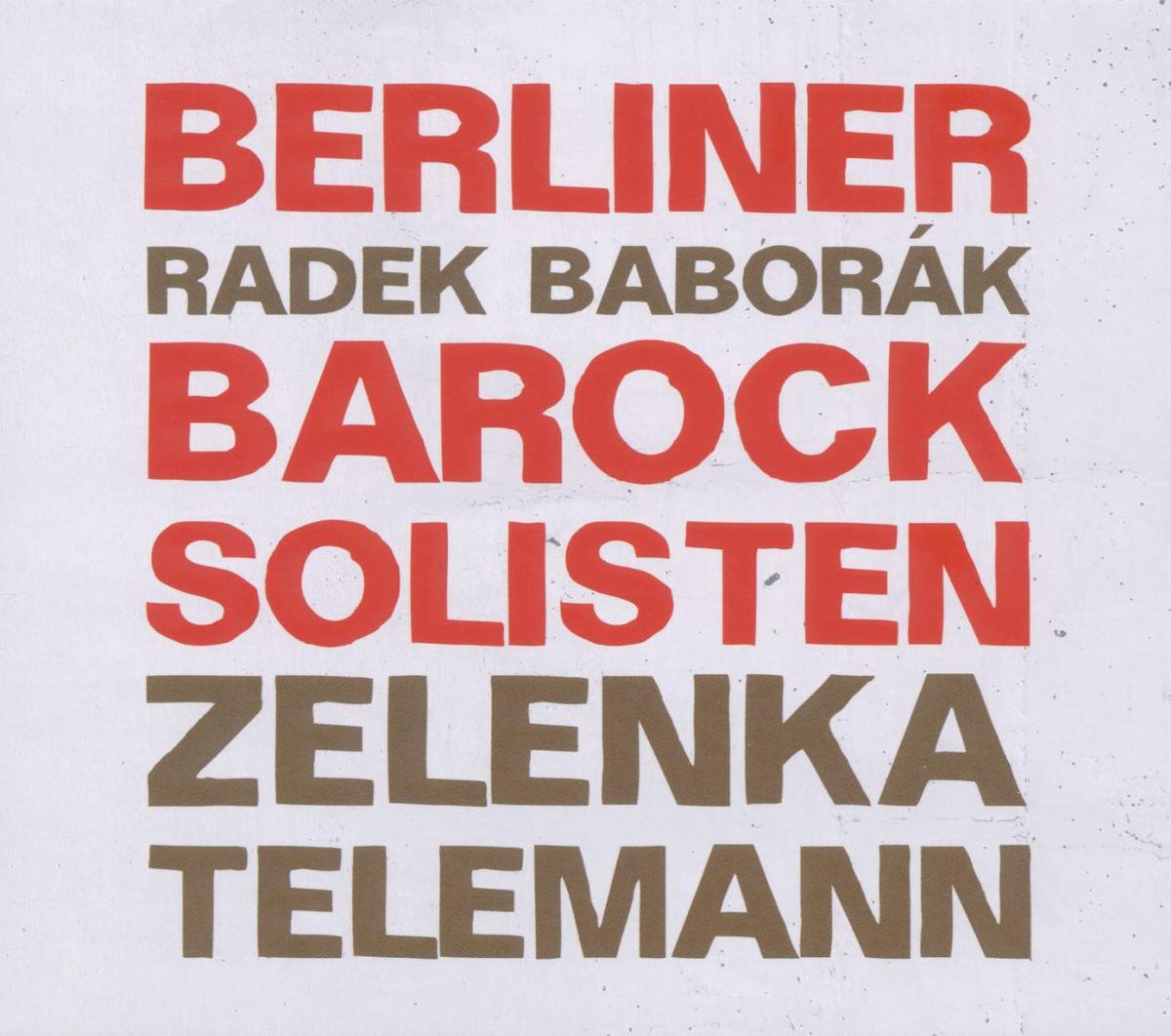 Berliner Barock Solisten - Zelenka/Telemann (CD)