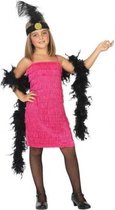 Flapper/Charleston 20s  verkleedset / jurk voor meisjes - carnavalskleding - voordelig geprijsd 140 (10-12 jaar)