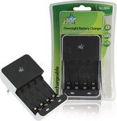 HQ Euro Plug-in Batterijlader voor AA / AAA batterijen