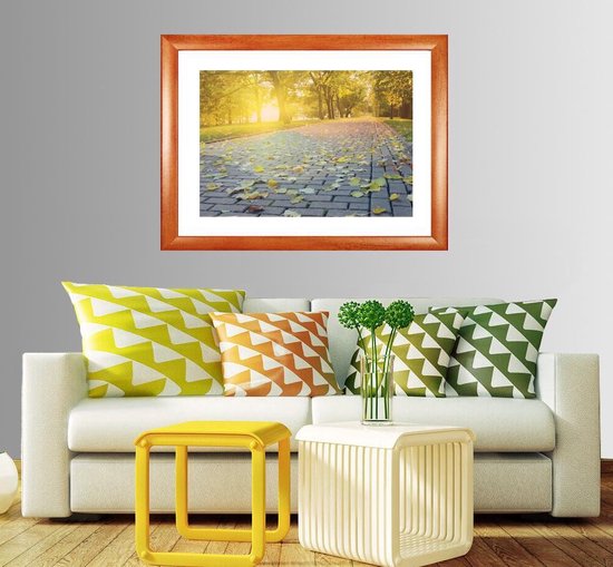 Homedecoration Colorado - Cadre photo - Format photo - 54 x 70 cm - Orange brossé