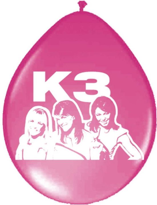 K3 Ballonnen Versiering 30cm 8 stuks | bol.com
