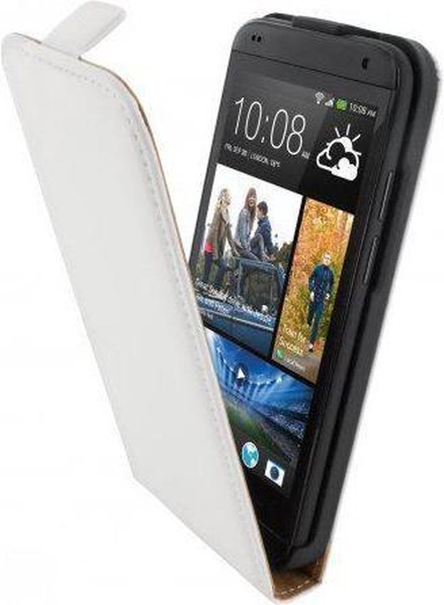 Mobiparts Premium Flip Case HTC Desire 601 White