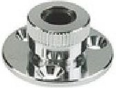 Kabeldoorvoer koper verchroomd 6mm
