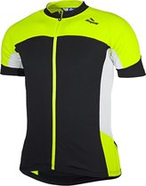 Rogelli Recco - Fietshirt - Heren - Korte mouwen - Zwart/Fluor/Wit