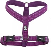 hurtta casual Y- honden harnas paars 70 / 80 cm heather