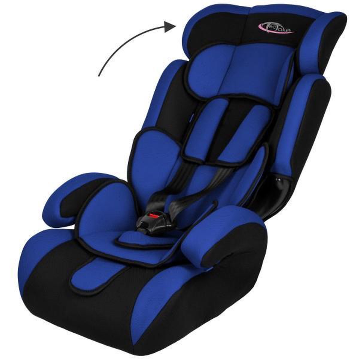 Brig Periodiek Matron TecTake autostoel - 9 tot 36 kg - blauw / zwart - met extra vulling -  400569 | bol.com