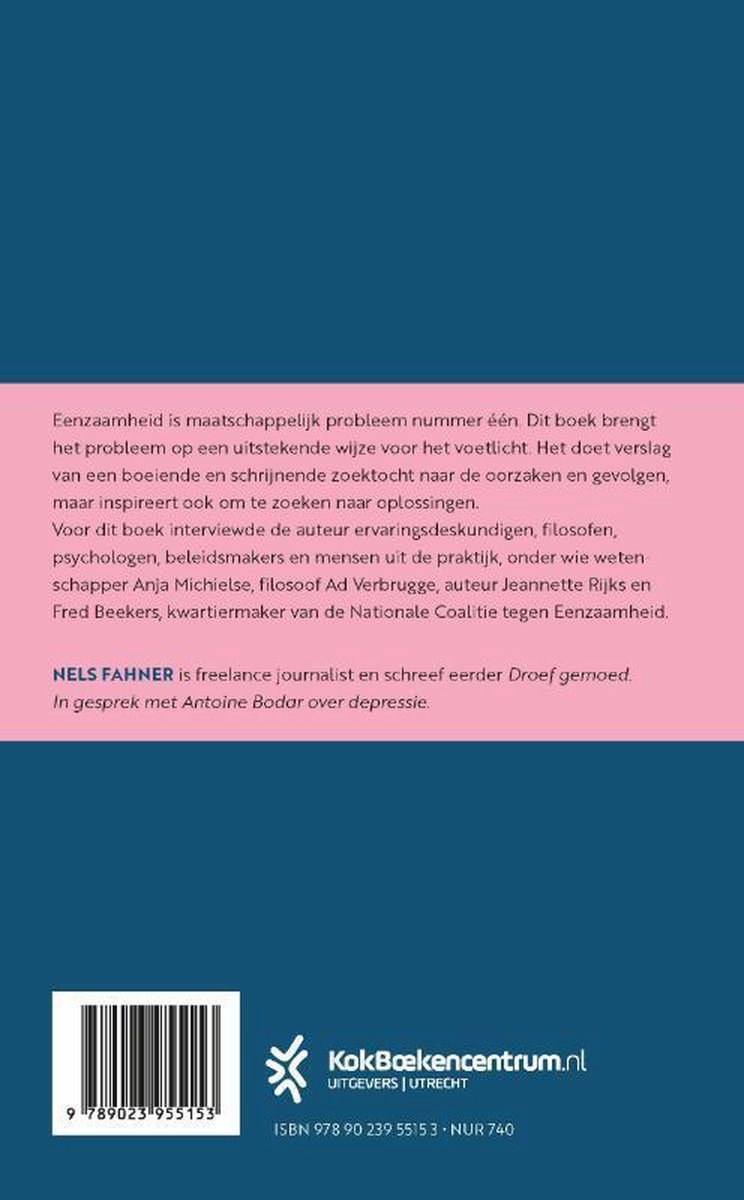 Eenzaam - back cover