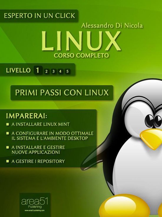 Linux corso completo - Livello 1 - cover