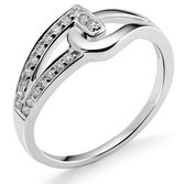 Orphelia RD-3222/50 - Ring - 18 Karaat Witgoud / Diamant 0.17 ct