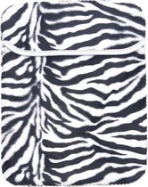 Tabletsleeve met zebraprint tot 8.9 inch – Zwart/Wit