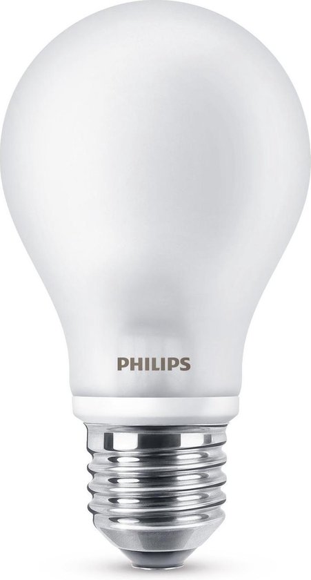 Gewoon Haiku Er is een trend Philips LED lamp E27 4,5W (40W) warmwit 470 lm mat | bol.com