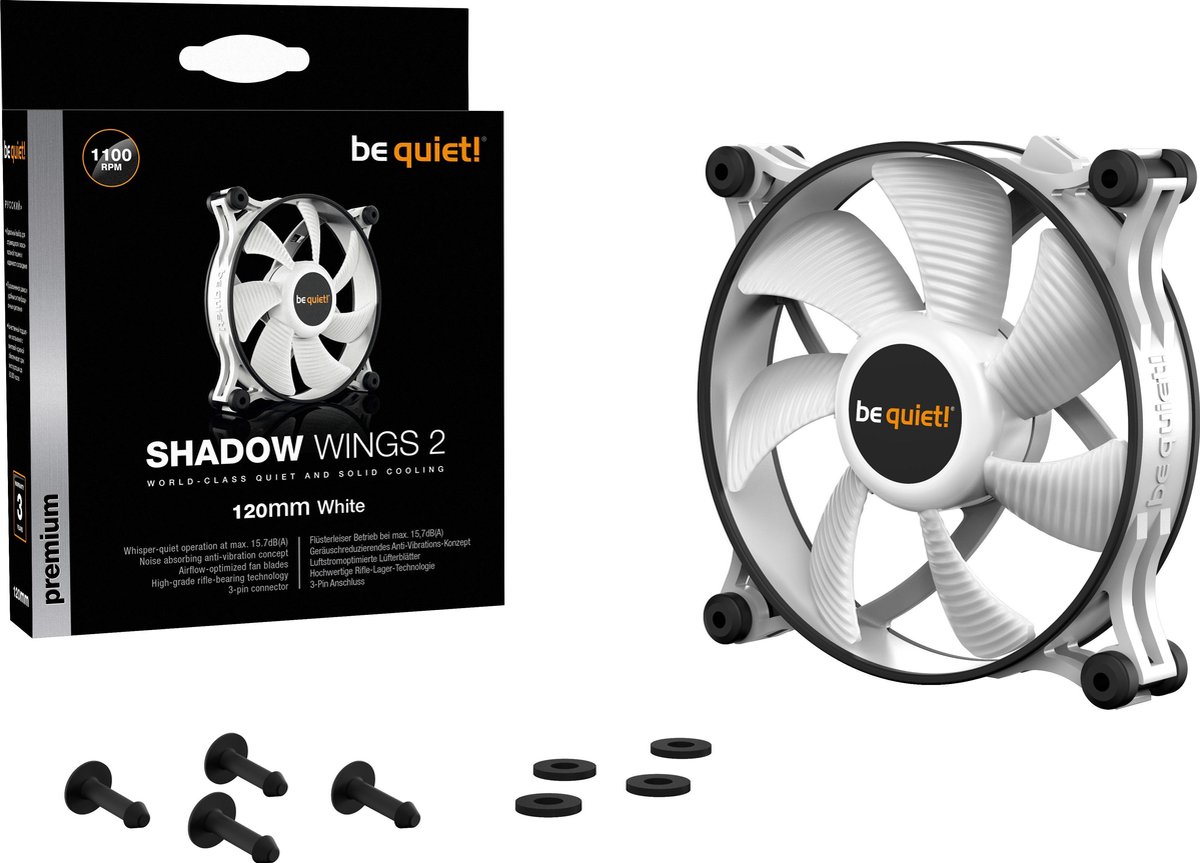be quiet! BL088 hardwarekoeling Computer behuizing Ventilator