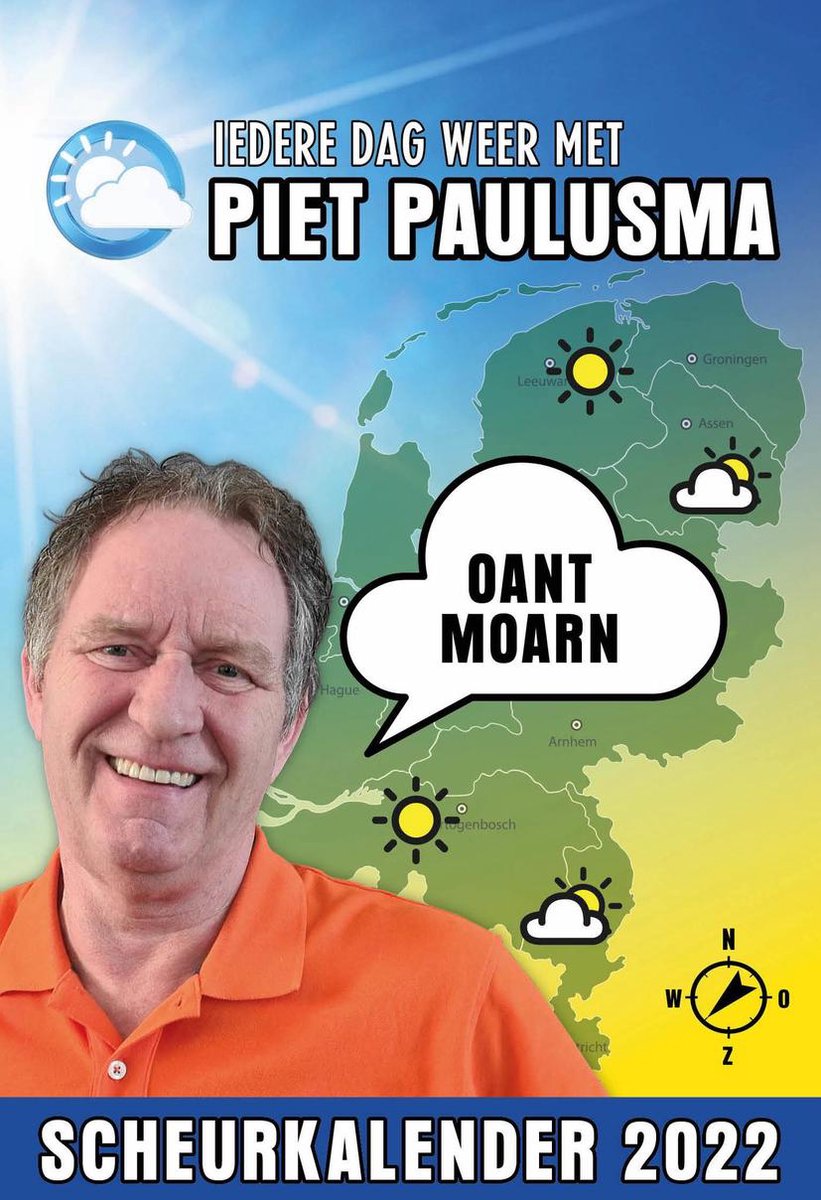 Scheurkalender - 2022 - Iedere dag weer met Piet Paulusma | bol.com