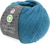 Lana Grossa Cool Wool Mélange Gots Jeansblauw 50 gram nr 125