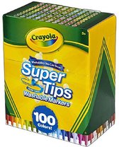 Set Viltstiften Super Tips Crayola (100 uds)