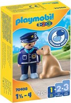Playset Police with Dog 1 Easy Starter Playmobil 70408 (2 pcs)