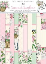 The Paper Boutique Insteek Papier - Summer sunshine - A4 - 4x10 designs