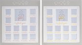 Fotolijsten DKD Home Decor Hout Kristal Kip (32 x 1 x 32 cm) (2 pcs)