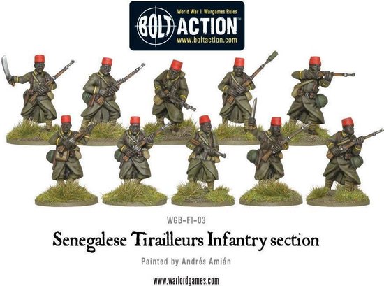 Afbeelding van het spel Senegalese tirailleurs infantry section
