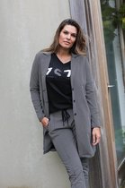 Zoso Blazer Madeline Printed Blazer 215 Black/off White Dames Maat - 40