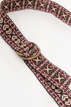Sissy-Boy - Multicolor jacquard riem met D-ring - Onesize
