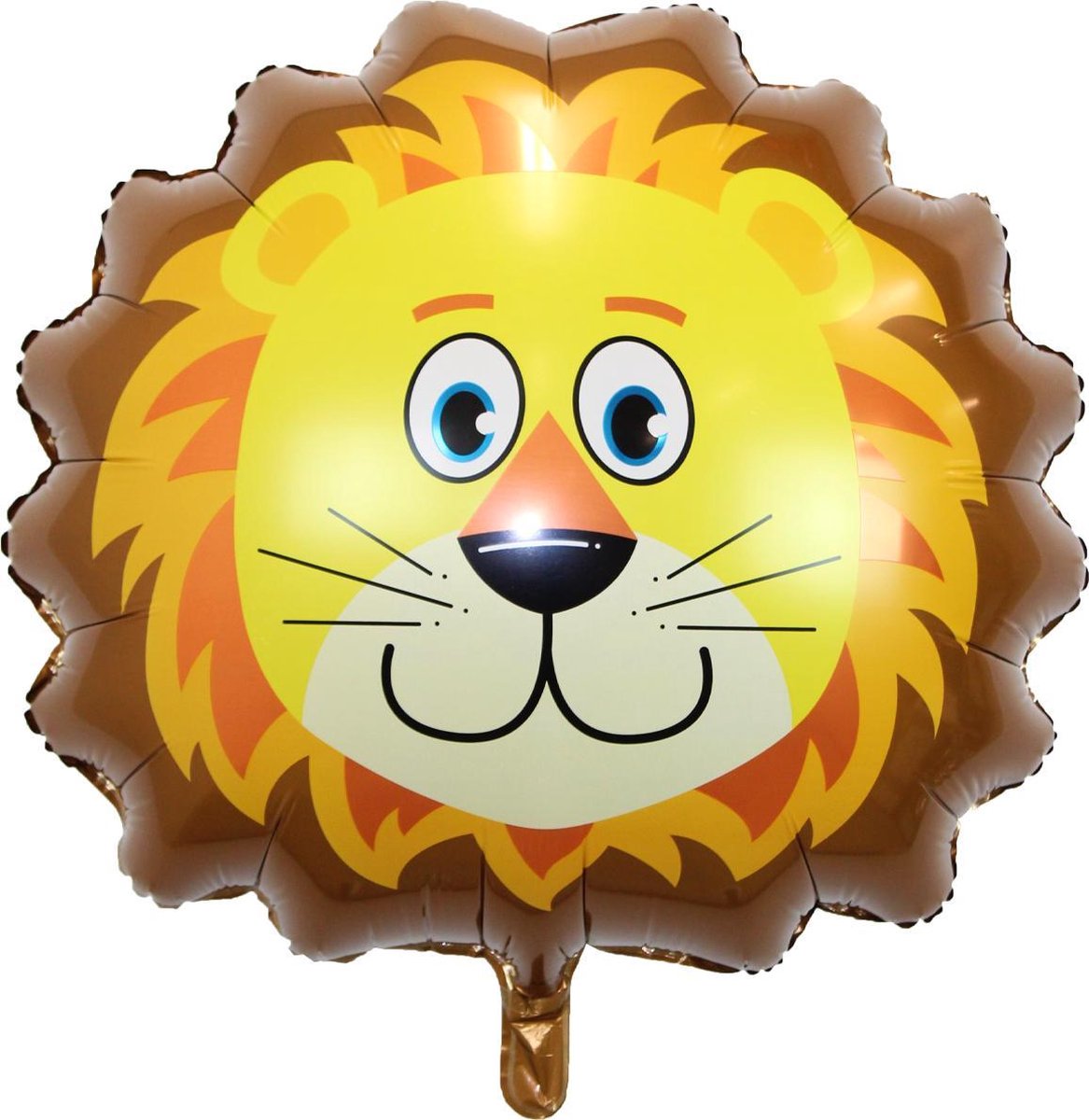 6 stukken (18-24 inch) Safari Dier Folieballonnen, Jungle Safari Thema Verjaardagsfeest Decoraties, Ape Zebra Leeuw Heliumballonnen, Dier Thema Verjaardagsfeest Uitrusting YuBeiKoo (6pcs Giraffe