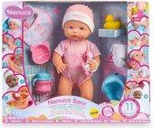 Babypop met Accessoires Nenuco Sara Famosa (42 cm) Roze