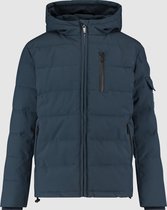 Ballin Amsterdam -  Jongens Regular Fit Gewatteerde  Jas  - Blauw - Maat 128