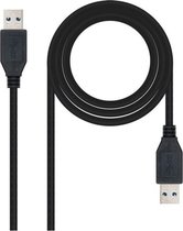 USB-kabel NANOCABLE 10.01.1001 Zwart
