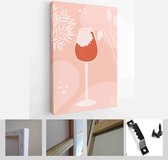 Abstract still life in pastel colors posters. Collection of contemporary art - Modern Art Canvas - Vertical - 1723909417 - 115*75 Vertical