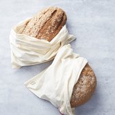 Point-Virgule Sac à pain réutilisable coton - Grand - Pliable