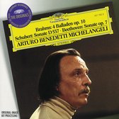 Arturo Benedetti Michelangeli - Brahms: 4 Ballades / Schubert: Sonata D537 / Beeth (CD)