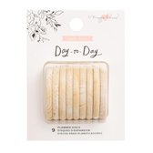 Crate Paper Day-To-Day Planner Discs - Medium Wood - 9 stuks