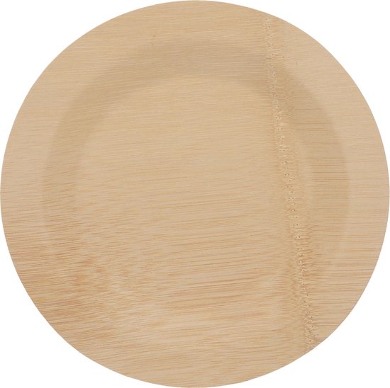 Waipur Bio Palmblad Borden - 200x Rond Bord 15cm - Composteerbaar