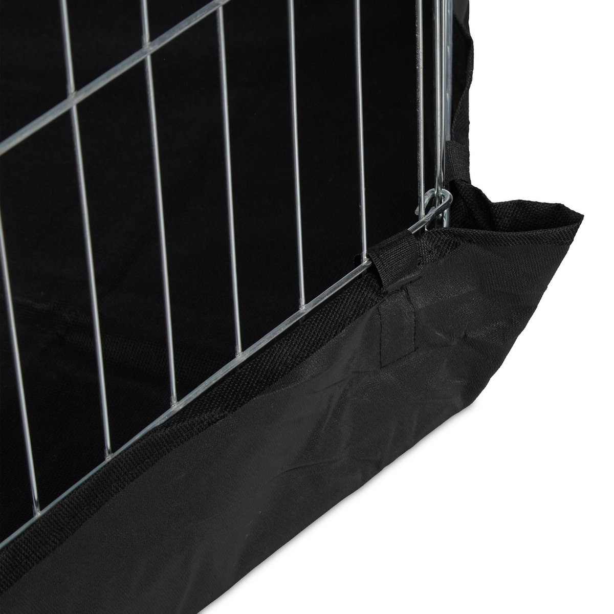 Konijnenren 8 panelen 60x150cm met net en bodem thumbnail 8