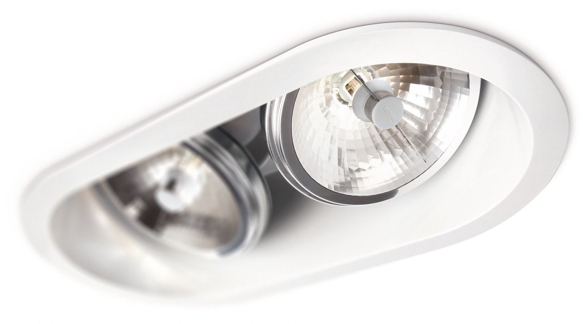 Philips SMARTSPOT 579763116 Binnen Geschikt voor gebruik binnen G53 Recessed lighting spot 30W B Wit verlichting spot