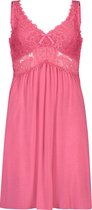 Hunkemöller Dames Nachtmode Slipdress Nora Lace  - Roze - maat L