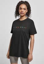 Urban Classics Dames Tshirt -M- Fuck This Zwart