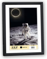 ZEP - Kunststof Fotolijst New Easy Zwart voor foto formaat 50x70 - KB8