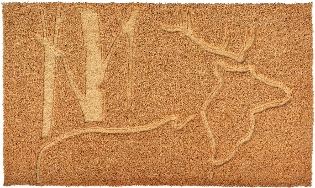 Esschert Design Deurmat 45 X 75 Cm Kokosvezel/pvc Bruin