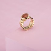 Melano Vivid You Are Fabulous ring set - goudkleurig - dames - maat 62