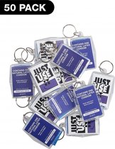 Key Rings- Just Use It - 50 packAccessories