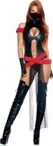 Slay All Day Sexy Ninja Costume - Black M/L