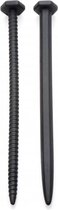 XR Brands Hardware Nail en Screw - Silicone Utheral Sounds black