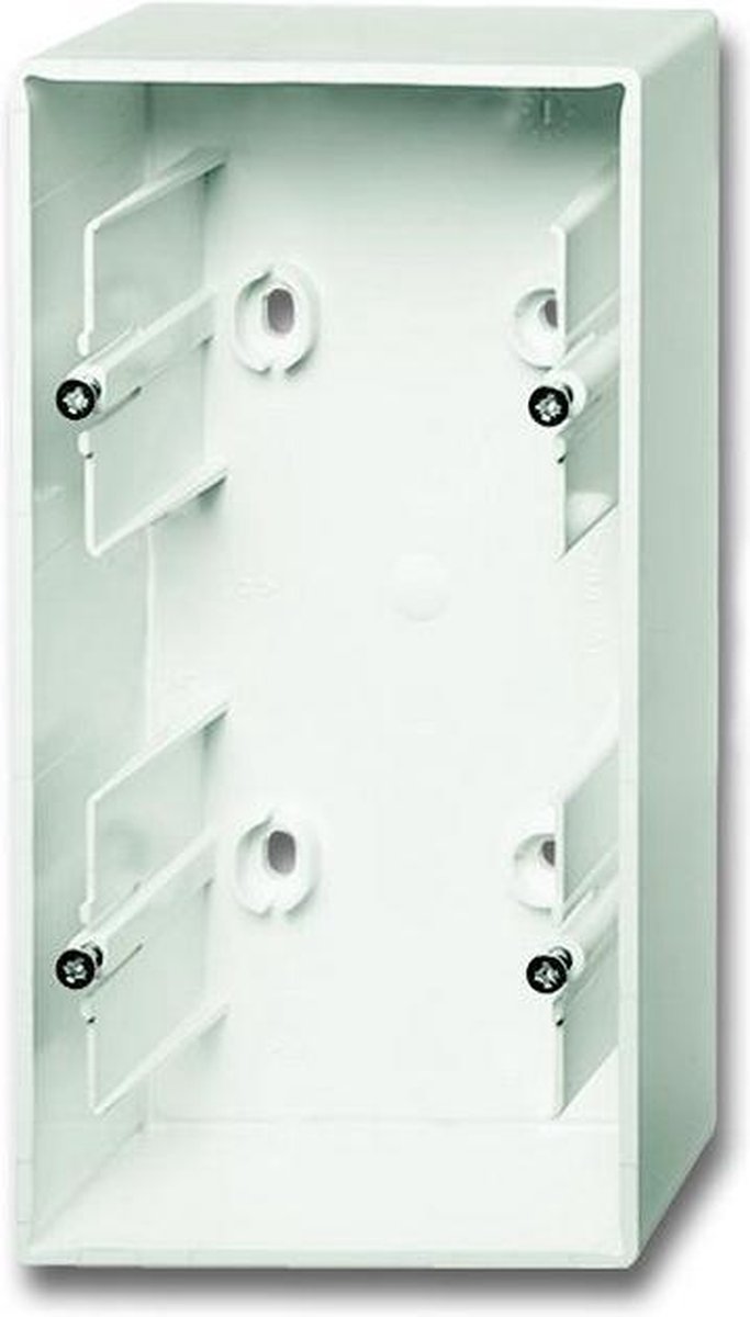 Busch-Jaeger Future Linear opbouwbak met bodem 2-voudig, studiowit mat