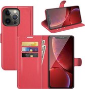 Book Case - iPhone 13 Pro Hoesje - Rood